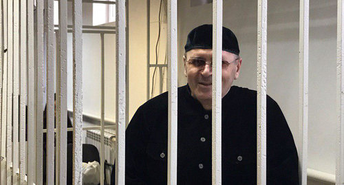 Оюб Титиев на заседании суда. Фото Патимат Махмудовой для "Кавказского узла"