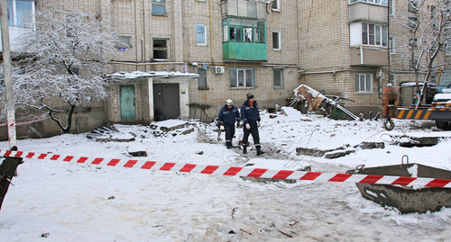 Дом, пострадавший от взрыва. Шахты, январь 2019 года. Фото Вячеслава Прудникова для "Кавказского узла"