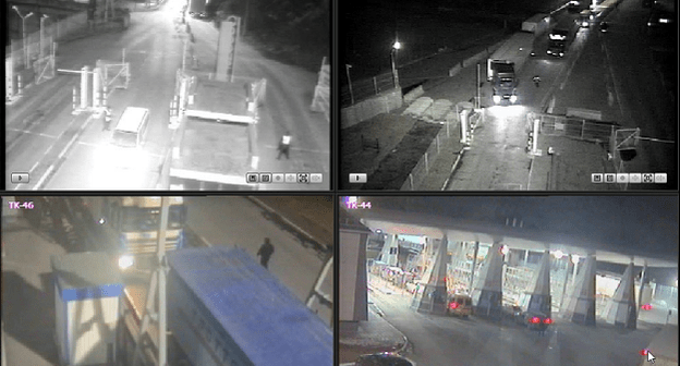 Скриншот изображения с веб-камер на КПП "Верхний Ларс" https://vlars.ru/pages/3-we