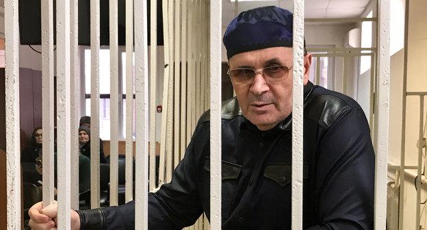 Оюб Титиев в зале суда. Фото Патимат Махмудовой для "Кавказского узла"