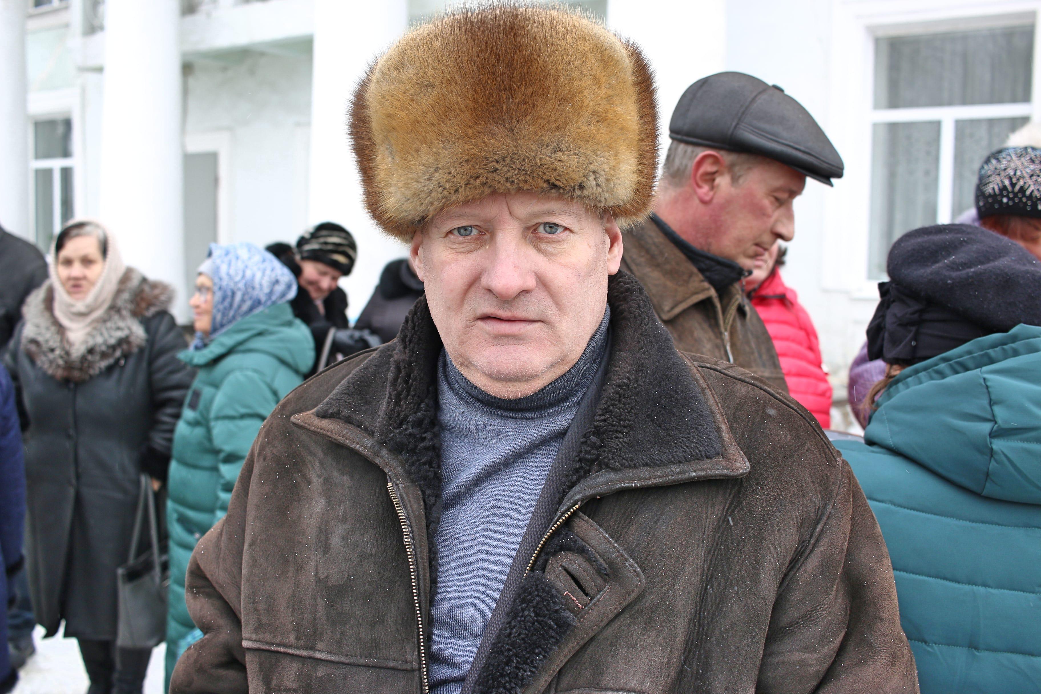 Участник пикета в Гуково 9 февраля 2019 года. Фото Вячеслава Прудникова для "Кавказского узла"