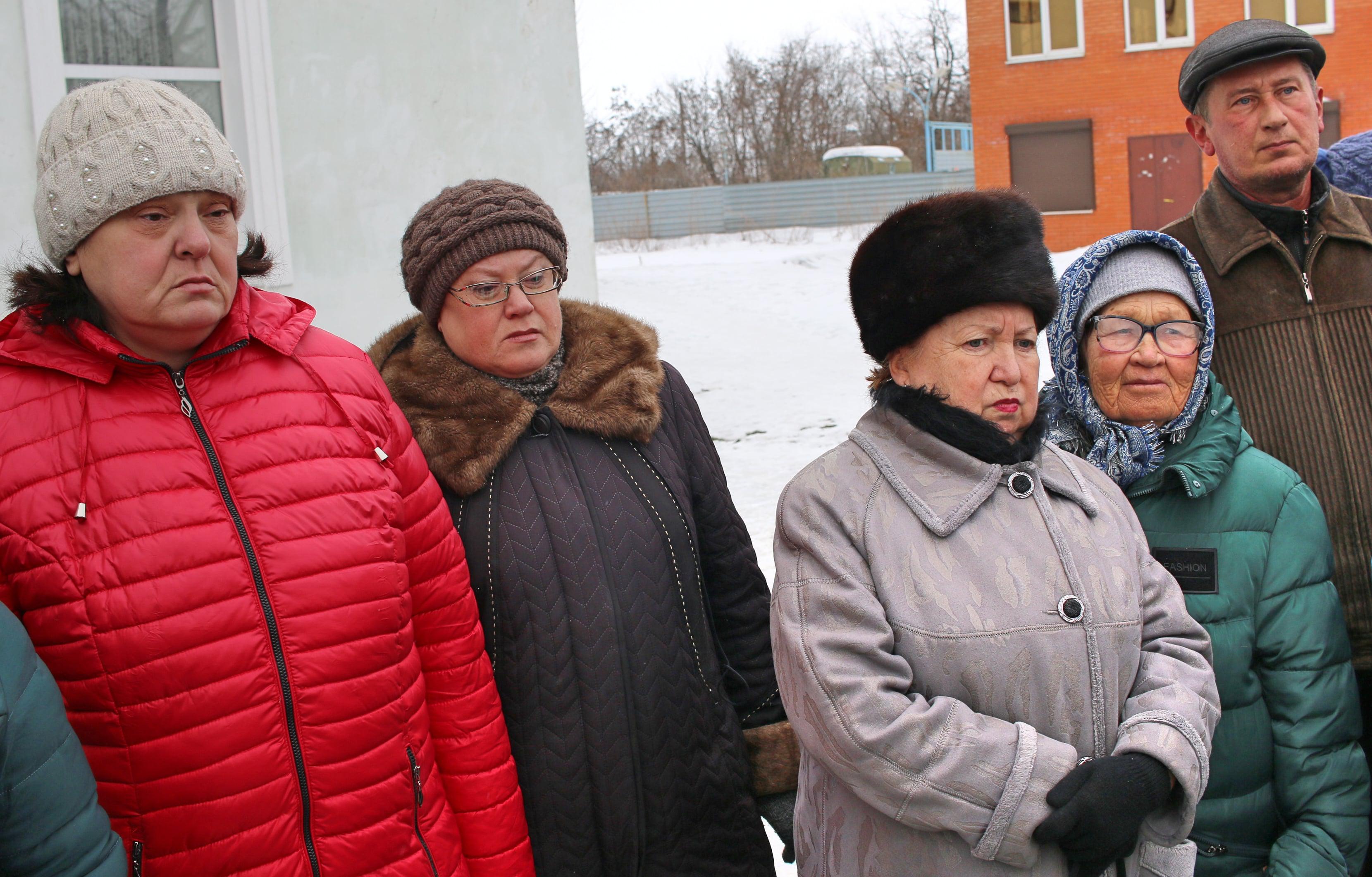 Участники пикета в Гуково 9 февраля 2019 года. Фото Вячеслава Прудникова для "Кавказского узла"
