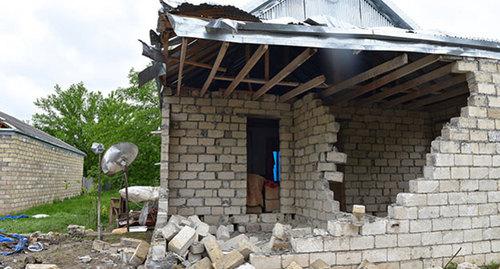 Разрушенный дом в Азербайджане. Фото: © Sputnik/ Murad Orujov http://ru.sputnik.az/karabakh/20160623/405841771.html