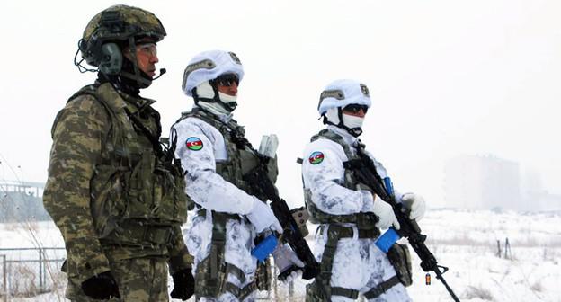 Азербайджанские военные на зимних учениях. 2019 год. Фото пресс-службы Минобороны Азербайджана: https://mod.gov.az