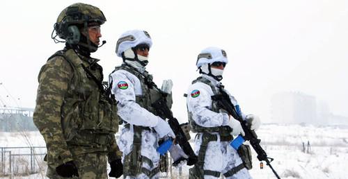 Азербайджанские военные на зимних учениях. 2019 год. Фото пресс-службы Минобороны Азербайджана: https://mod.gov.az