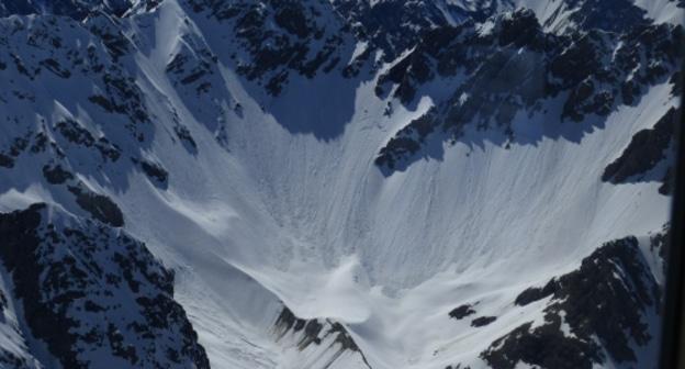 Лавина в горах. Фото: https://pixabay.com