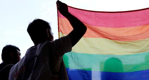 Флаг ЛГБТ. Фото: REUTERS/Tyrone Siu