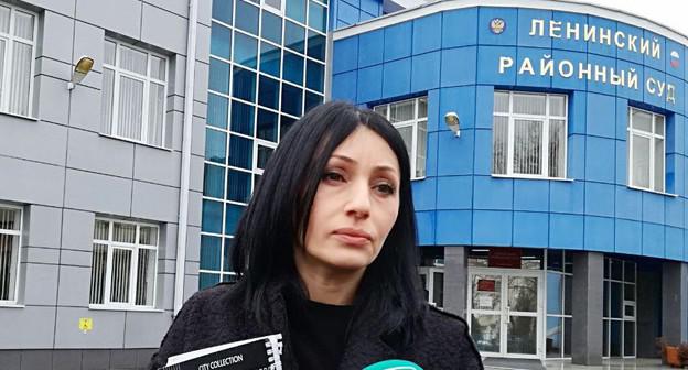 Земфира Цкаева, 11 февраля 2019 года. Фото Эммы Марзоевой для "Кавказского узла"