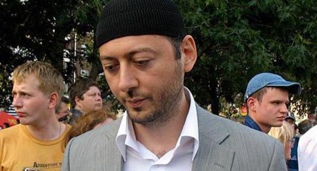 Магомед Хазбиев. Москва, сентябрь 2008 года. Фото "Кавказского узла"