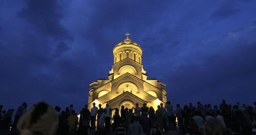 Кафедральный собор в Тбилиси. Фото: REUTERS/David Mdzinarishvili