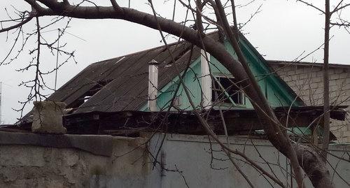 Дом  по улице  Братьев Кардановых   в Нальчике после спецоперации. Фото Людмилы Маратовой для "Кавказского узла"