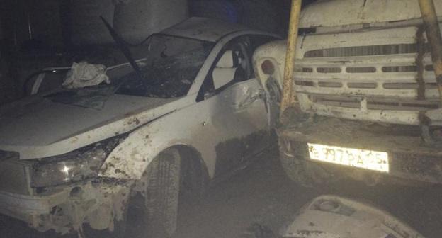 ДТП в Буйнакском районе Дагестана близ села Нижнее Казанище. Фото: пресс-служба МВД по Республике Дагестан https://05.xn--b1aew.xn--p1ai/news/window/16045885/