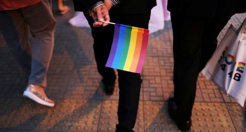 Флаг ЛГБТ. Фото: REUTERS/Ann Wang