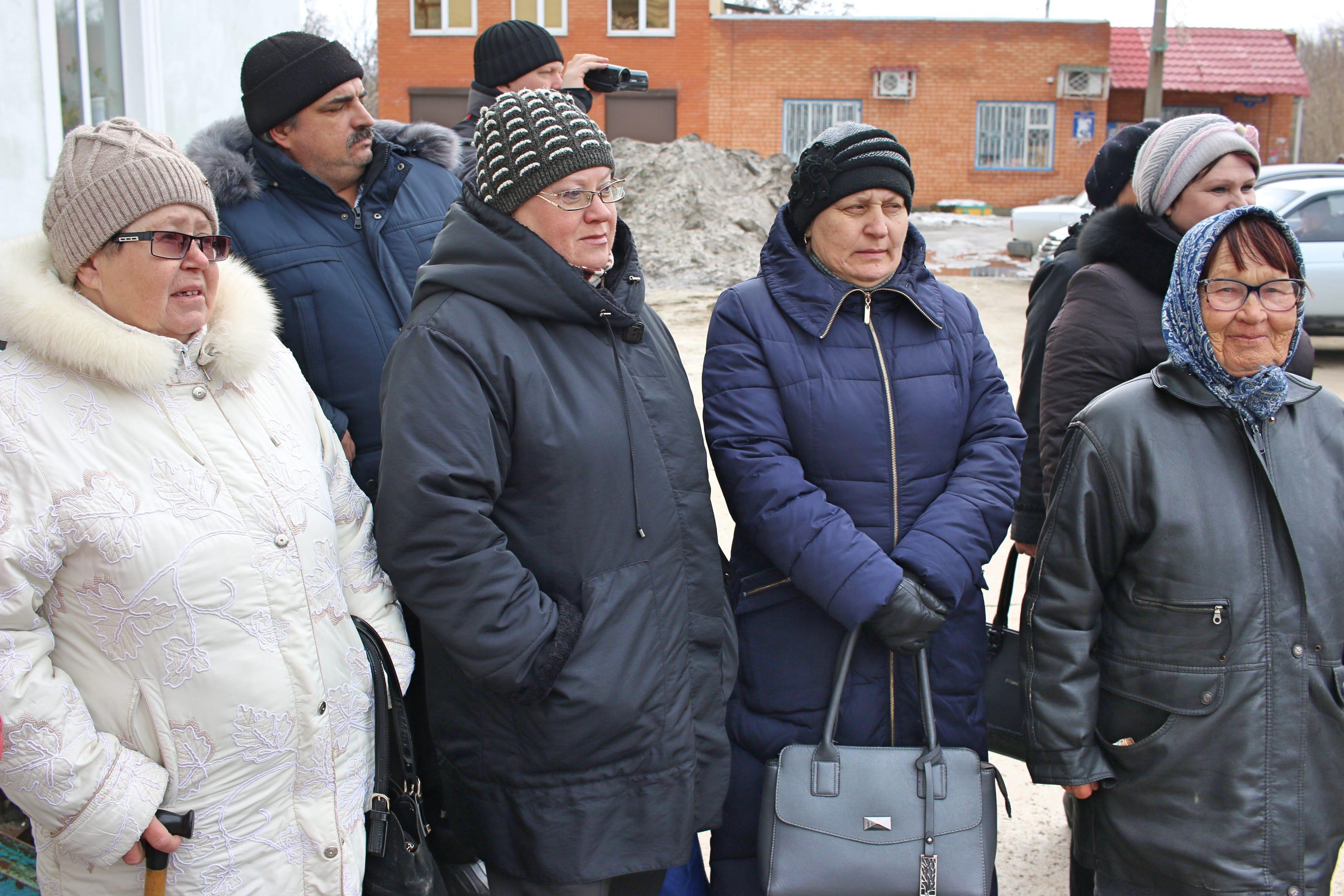 Участники пикета в Гуково 9 марта 2019 года. Фото Вячеслава Прудникова для "Кавказского узла".