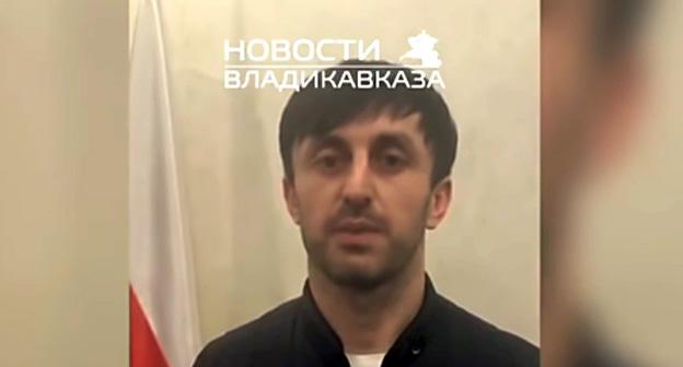 Заявление депутата Гогичаeв. Фото: кадр видео 
Информационный сайт ОcНова, https://www.youtube.com/watch?v=eldfEN9Ds3s