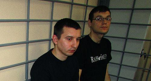 Стас Бабанов (справа) и Владислав Бондаренко. Фото Вячеслава Ященко для "Кавказского узла"