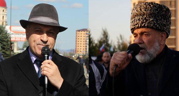 Ахмед Погоров (слева) и Ахмед Барахоев. Коллаж "Кавказского узла" Фото: Магомед Муцольгов https://www.kavkaz-uzel.eu/blogs/342/posts/34822 Скриншот с видео 
Фортанга Org
 https://www.youtube.com/watch?v=bkmHRYIwW80