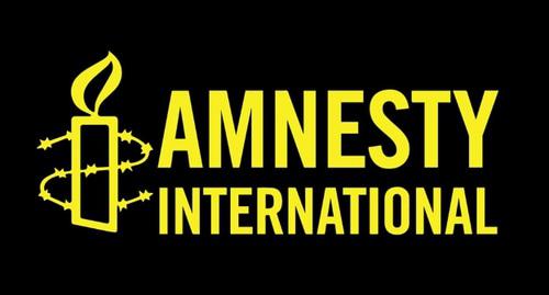 Логотип Amnesty International, скриншот с сайта https://www.amnesty.org