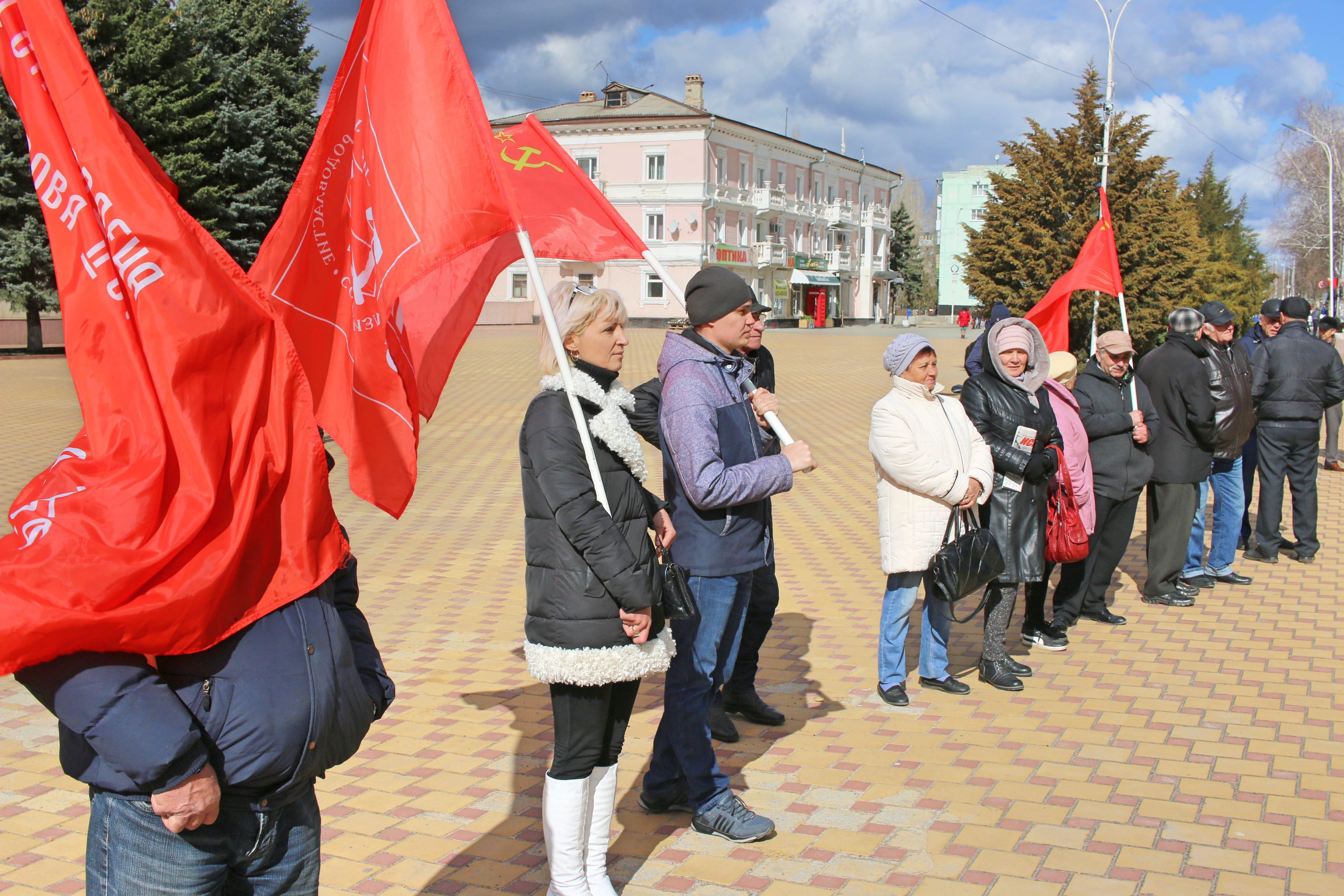 Митинг в Красном Сулине 23 марта 2019 года. Фото Вячеслава Прудникова для "Кавказского узла"