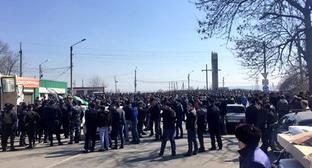 Активисты разблокировали въезд в Назрань