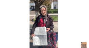 Скриншот с видео пикета Маржанат Арсланхановой в Махачкале 12 апреля 2019 года, https://www.youtube.com/watch?v=tircoP9AuDw