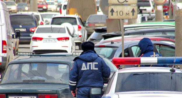 Сотрудник ДПС. Фото Вячеслава Ященко для "Кавказского узла"