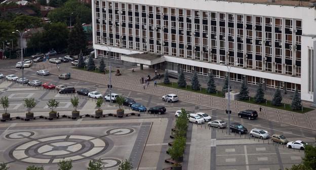 Главная городская площадь (бывшая Театральная) в Краснодаре. Фото пресс-службы администрации и гордумы Краснодара. https://www.krd.ru