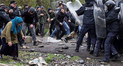 Акция протеста в селе Биркиани. Грузия, 21 апреля 2019 г. Фото: REUTERS/David Mdzinarishvili