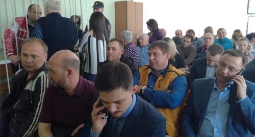 Участники процесса по делу о взрыве дома в Волгограде. Фото Татьяны Филимоновой для "Кавказского узла".