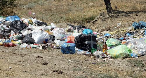 Свалка мусора. Фото Нины Тумановой для "Кавказского узла"