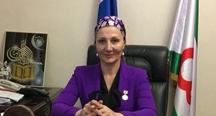 Марем Арапханова. Фото: пресс-службы министерства здравоохранения Ингушетии.https://minzdravri.ru