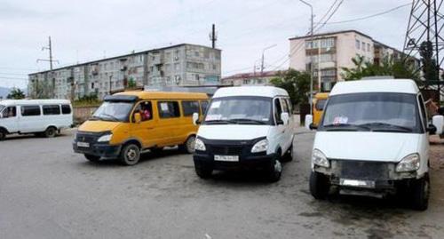 Маршрутки в Махачкале. Фото: Магомед Магомедов (Юсупов) http://www.odnoselchane.ru