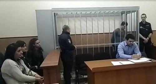 Участники суда по делу о ДТП с погибшей девочкой. Фото Светланы Кравченко для "Кавказского узла".