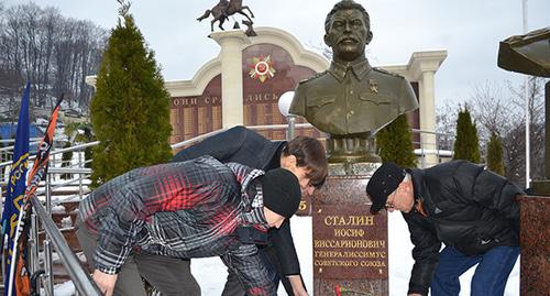 Акция памяти Сталина в Сочи. Фото Светланы Кравченко для "Кавказского узла"
