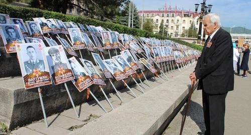 Акция "Бессмертный полк" в Нагорном Карабахе. Фото Алвард Григорян для "Кавказского узла"