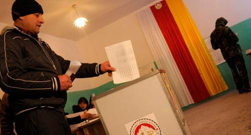 Выборы президента в Южной Осетии. Фото  Сергей Карпов. ЮГА.ру
