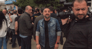 Георгий Капанадзе на выборах в Зугдиди 19 мая 2019 года. Фото Беслана Кмузова для "Кавказского узла"