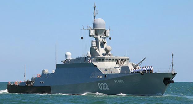Корабль Каспийской флотилии. Фото https://structure.mil.ru/structure/forces/navy/news/more.htm?id=12232330@egNews