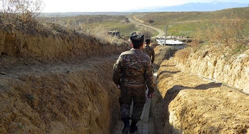 Военнослужащие Армии обороны Нагорного Карабаха.  Фото Алвард Григорян для "Кавказского узла"