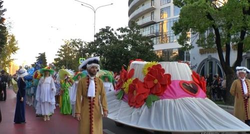 Участники карнавала в Сочи. Фото Светланы Кравченко для "Кавказского узла".