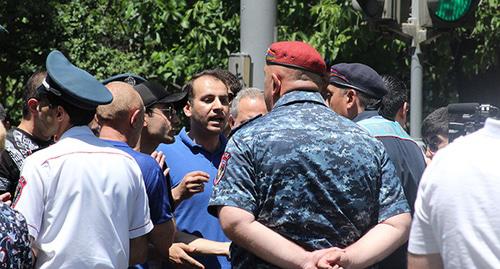 Акция против запрета букмекерских контор. Ереван, 29 мая 2019 года. Фото Тиграна Петросяна для "Кавказского узла"