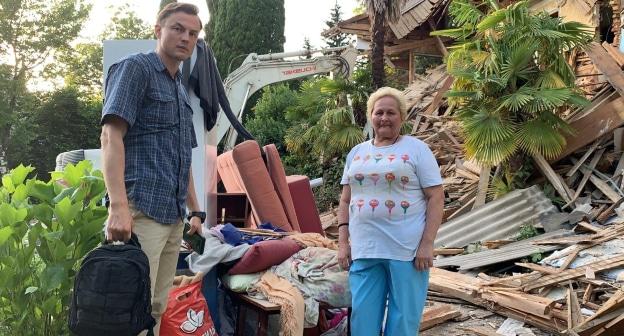 Светлана Чурикова и адвокат Сергей Костюк. 11 июня 2019 года. Фото Светланы Кравченко для "Кавказского узла".