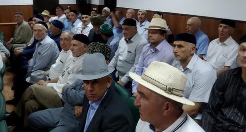 В зале Верховного суда в Магасе. 19 июня 2019 г. Фото Умара Йовлоя для "Кавказского узла"