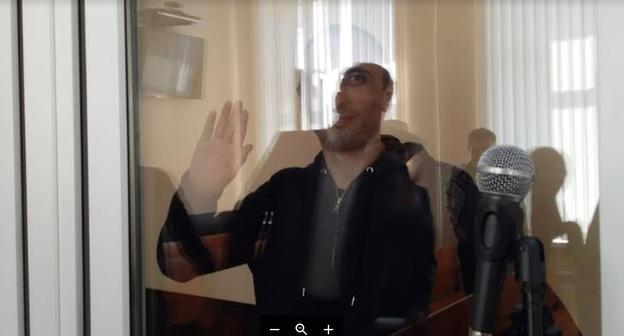 Михаил Савостин на заседании в Минераловодском городском суде. 25 апреля 2019 г. Фото корреспондента "Кавказского узла"