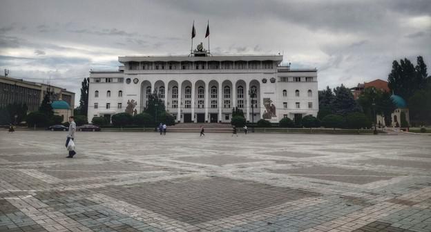 Центральная площадь Махачкалы. Фото Ильяса Капиева для "Кавказского узла"