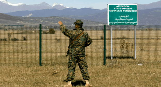 Граница Южной оСетии и Грузии. Фото 
United States of America, Department of State
Миссия США при ОБСЕ https://osce.usmission.gov/ru/%