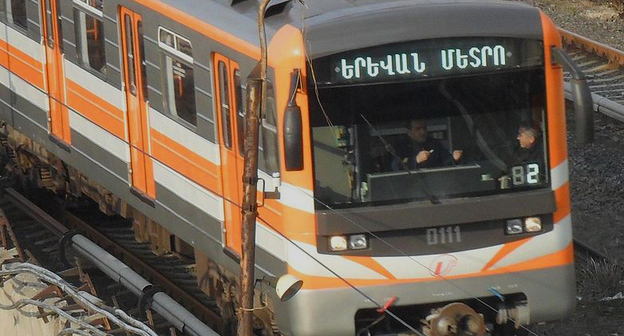 Поезд ереванского метро. Фото: Armenia The World