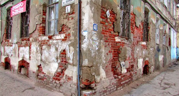 Разрушающееся здание. Фото Вячеслава Ященко для "Кавказского узла"