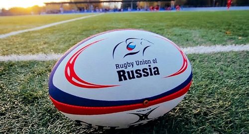 Мяч с символом Федерации регби России. Фото: пресс-служба ФРБ, https://rugby.ru