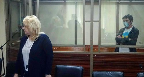 Павел Гриб и адвокат Марина Дубровина на оглашении приговора. Фото Константина Волгина для "Кавказского узла"